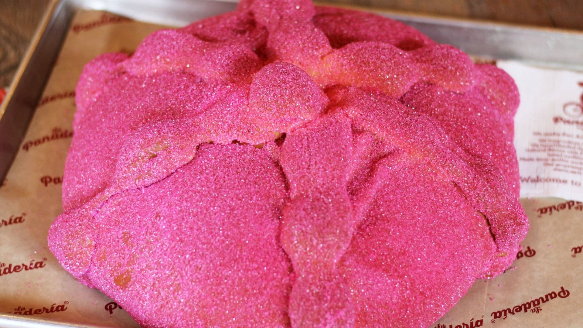 How to bake pink Pan de Muertos for the Day of the Dead with Chef David Cáceres