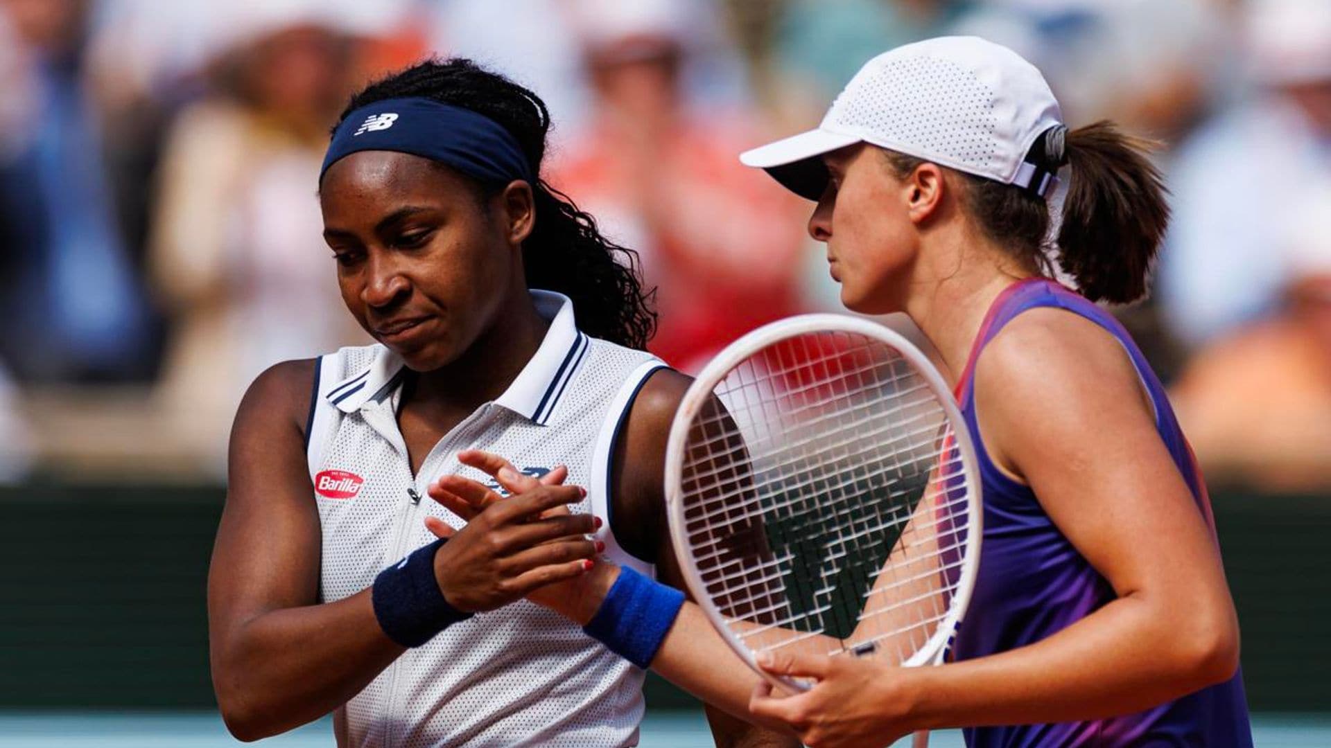 Coco Gauff reduced to tears after a heated exchange with the umpire during the French Open