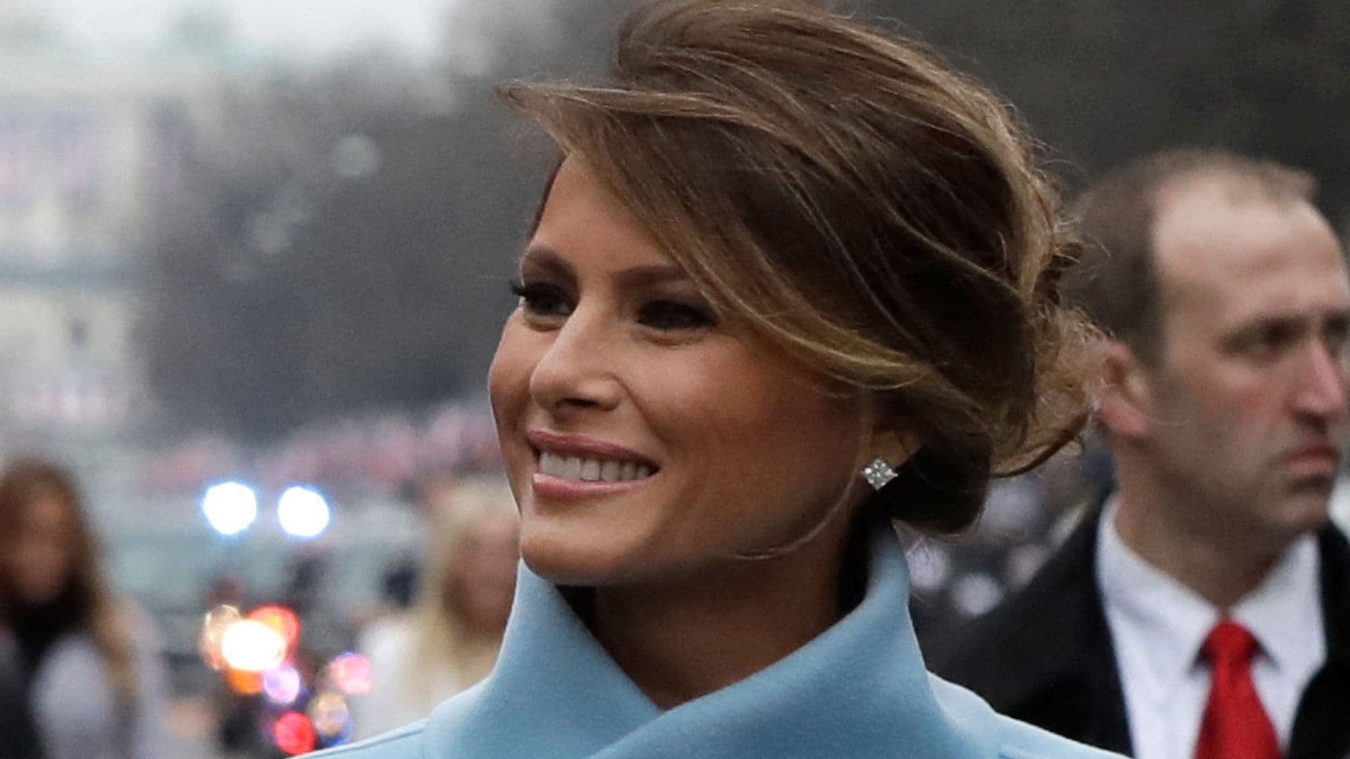 What Melania Trump wore to her husband's first inauguration