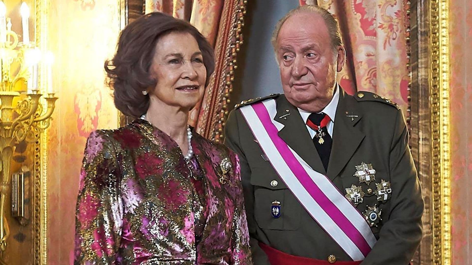 Queen Sofia seen out in public for the first time since husband King Juan Carlos left Spain