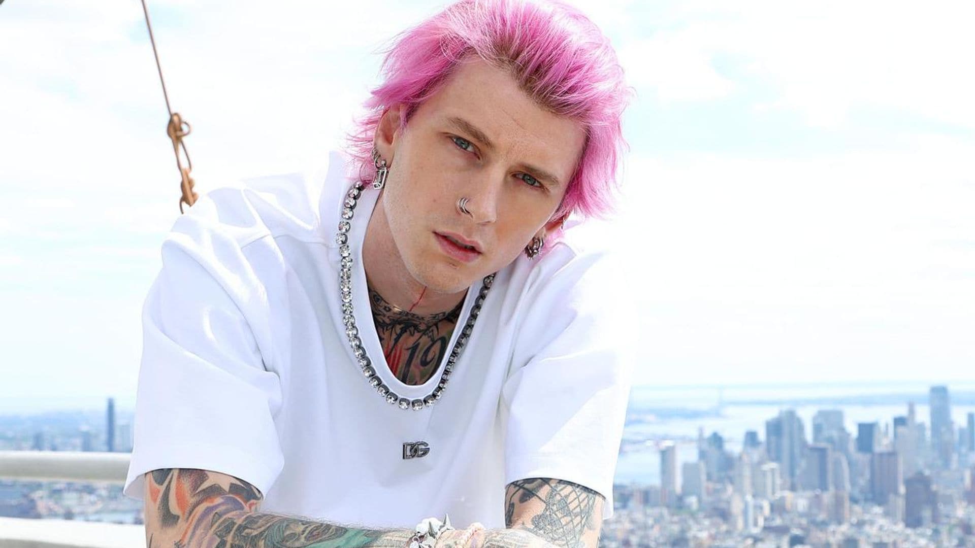 Machine Gun Kelly reveals why he decided to smash a glass against his head