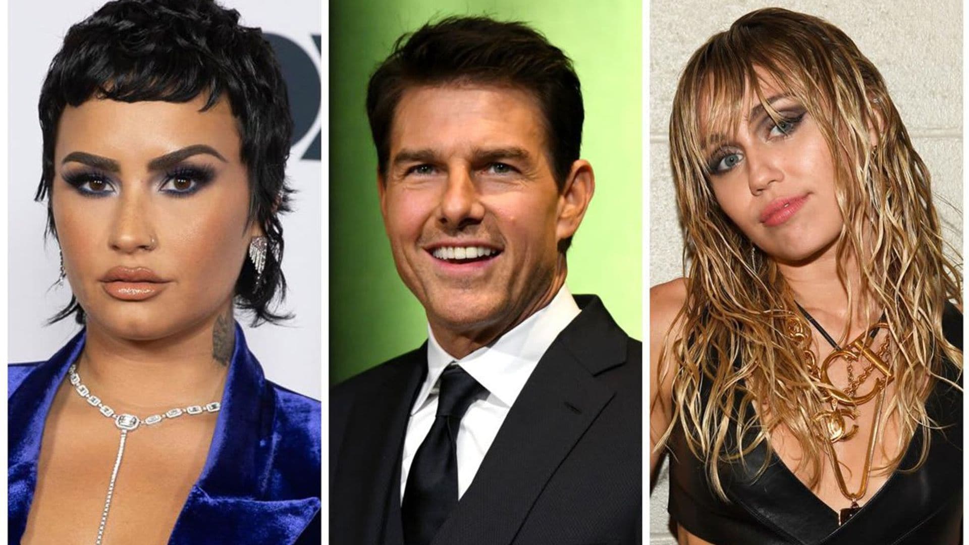 Demi Lovato, Tom Cruise, Miley Cyrus