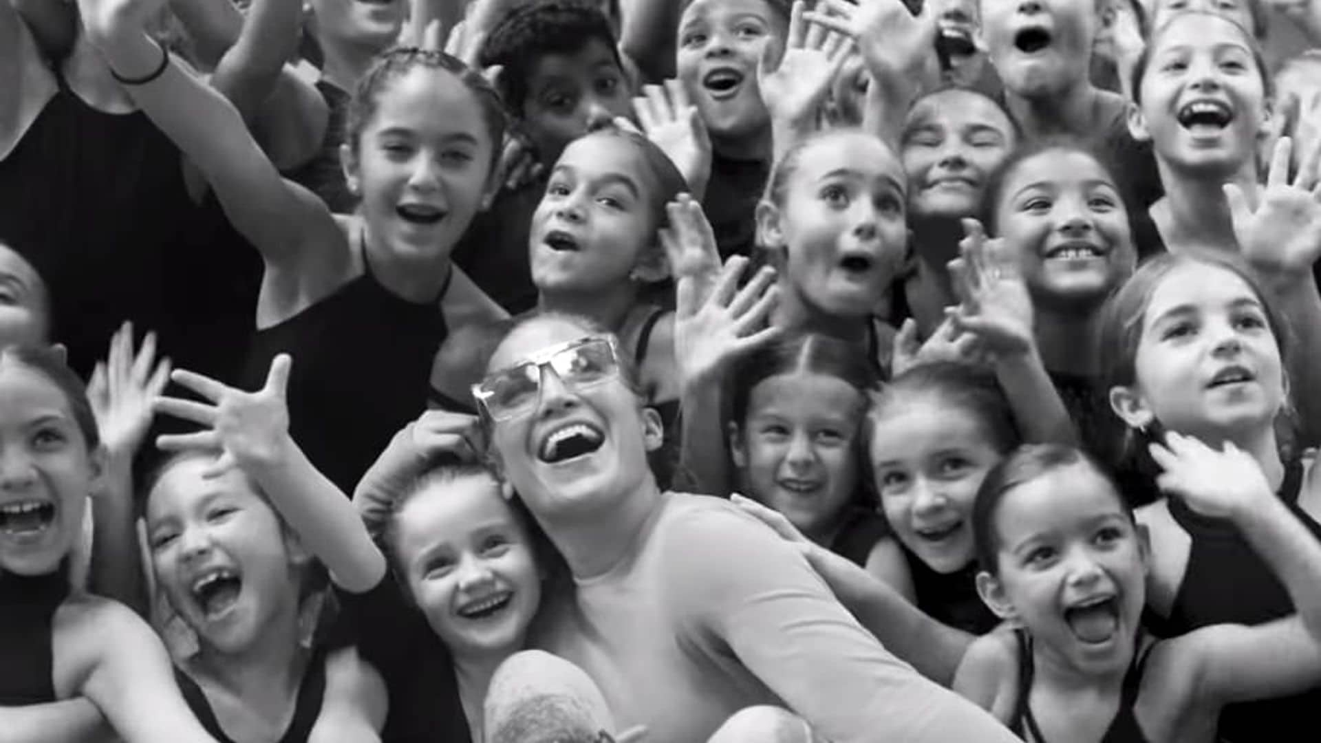 Jennifer Lopez becomes emotional as she watches young dancers perform