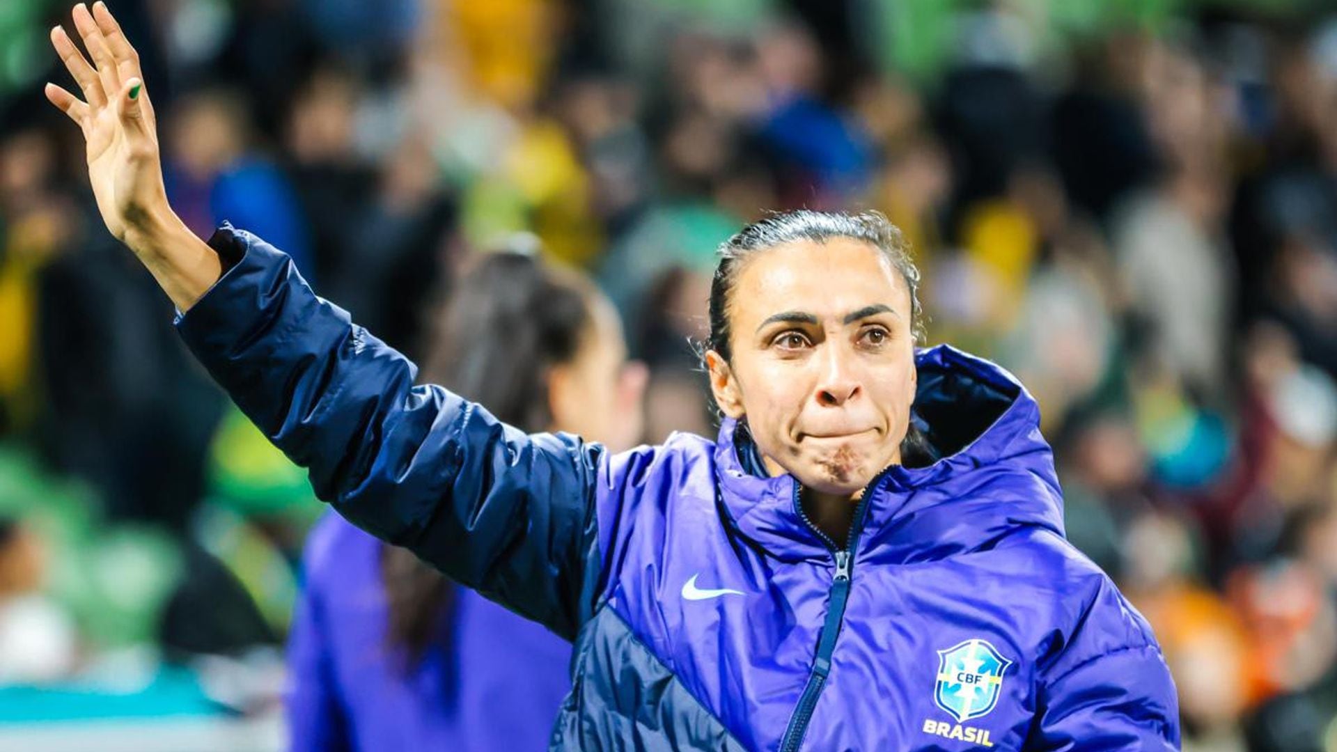 Marta delivers an emotional farewell to the World Cup