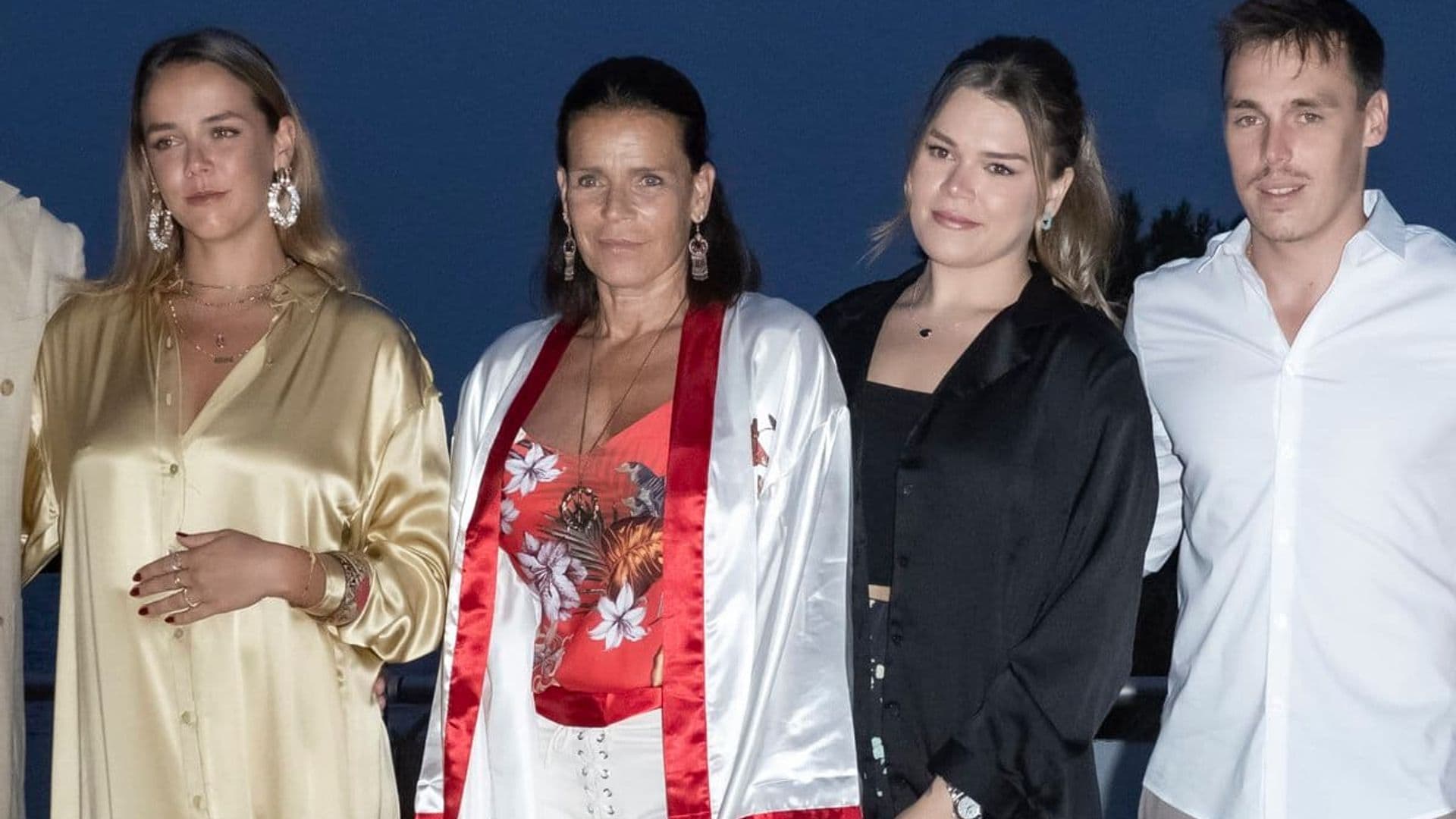 Princess Stephanie and her kids make appearance at gala in Monaco