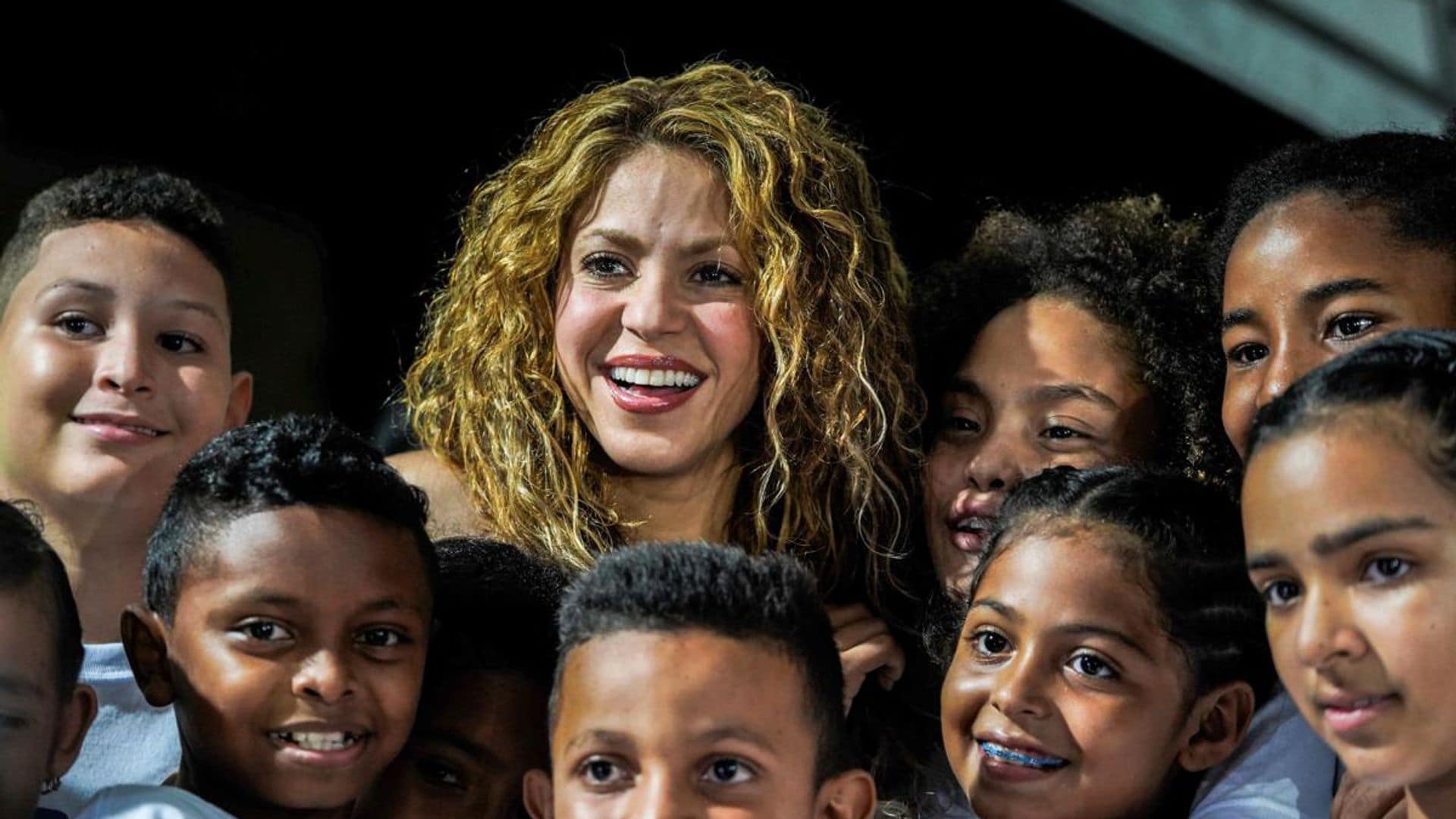 Shakira shows love for the children of Colombia, vows to renovate school