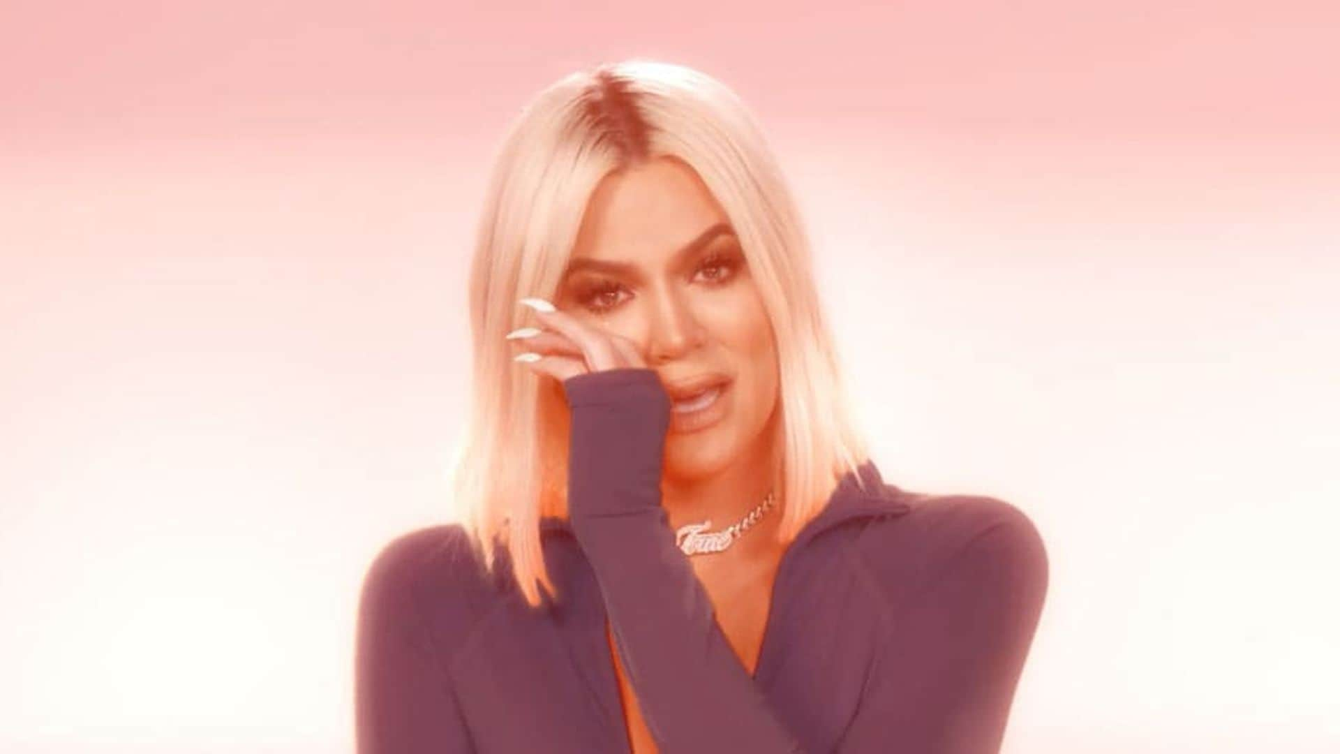 Khloé Kardashian wipes tears as she talks the end of her relationship with Tristan Thompson