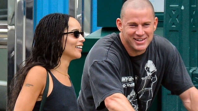 Zoe Kravitz and Channing Tatum make their way through New York City