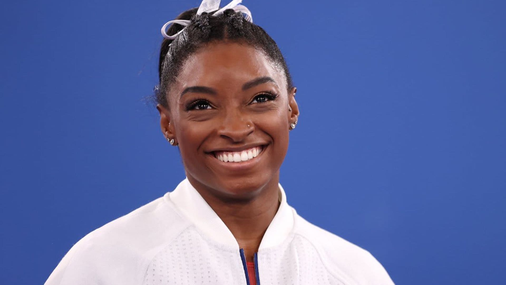 Simone Biles gets emotional with her fans amid difficult decision to withdraw