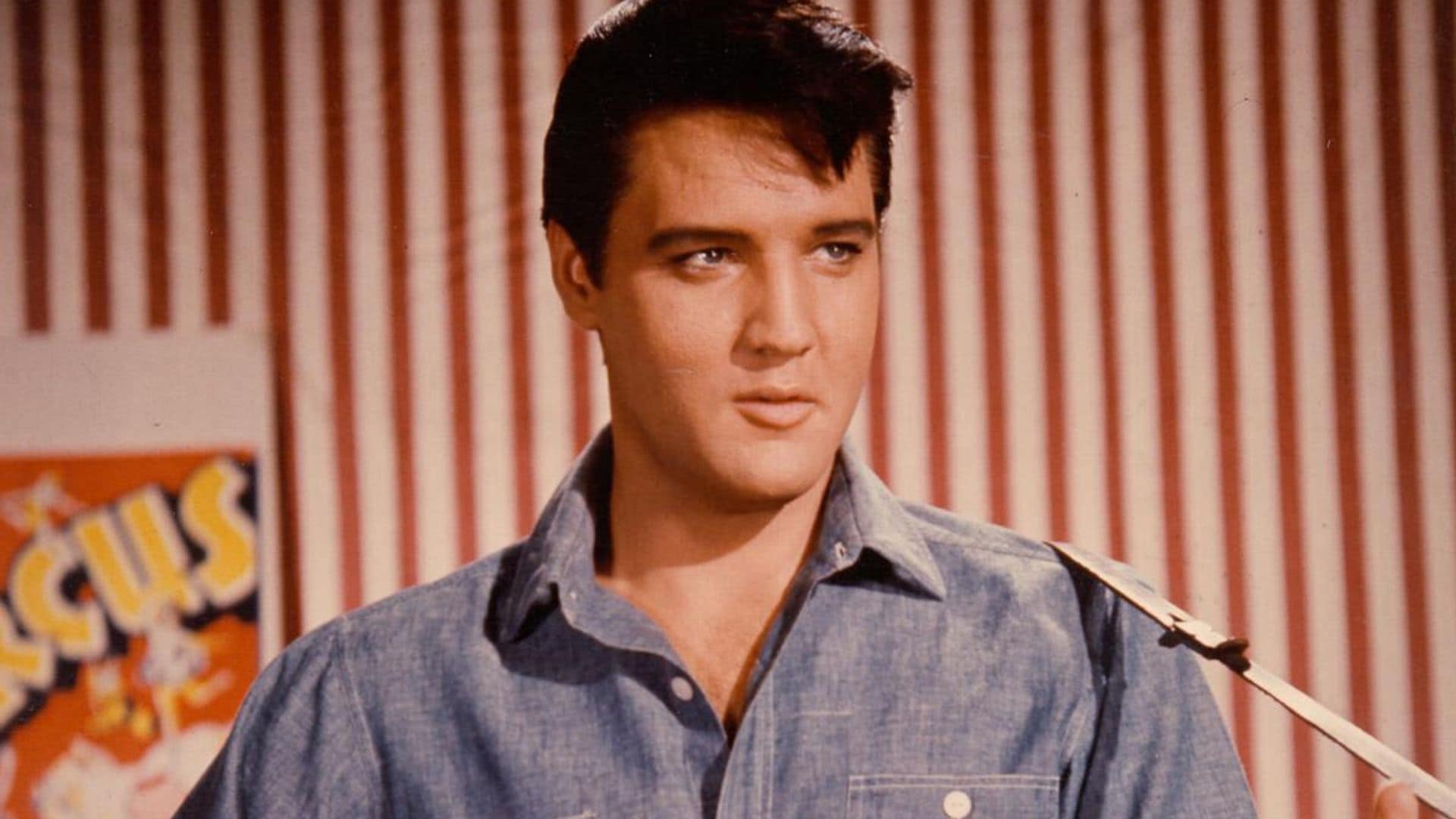 Elvis Presley in a movie still