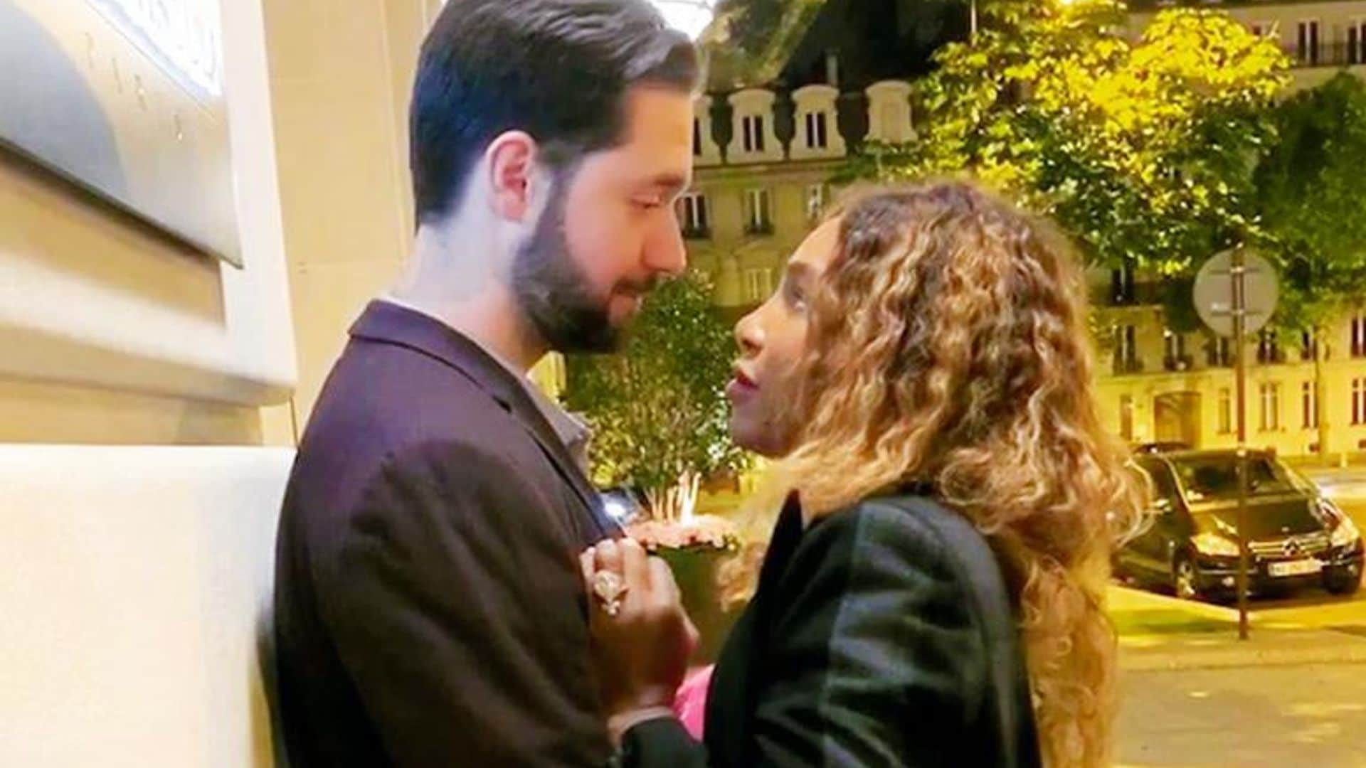 Serena Williams and Alexis Ohanian