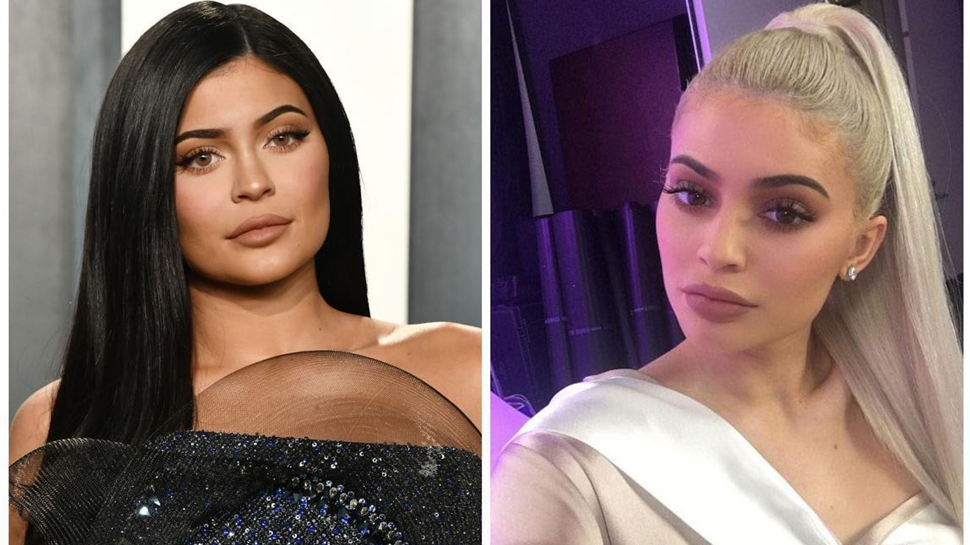 Which Kylie Jenner look do you prefer - blonde or brunette?