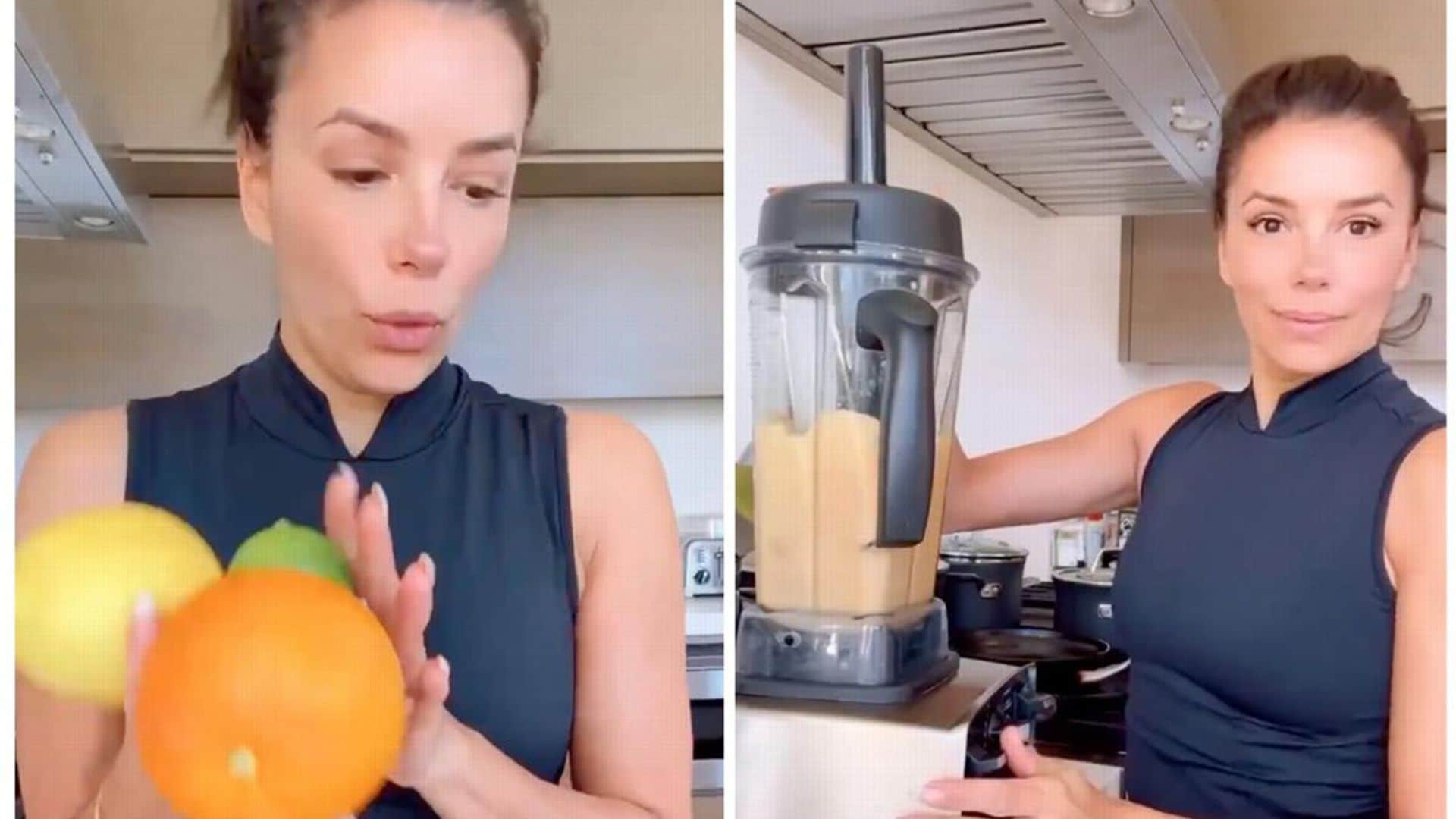 Eva Longoria shares how to boost your immune system with an easy-to-make wellness shot