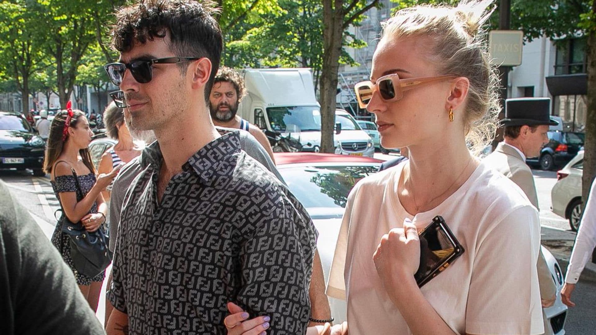 Sophie Turner and Joe Jonas seen outside for the first time since becoming parents