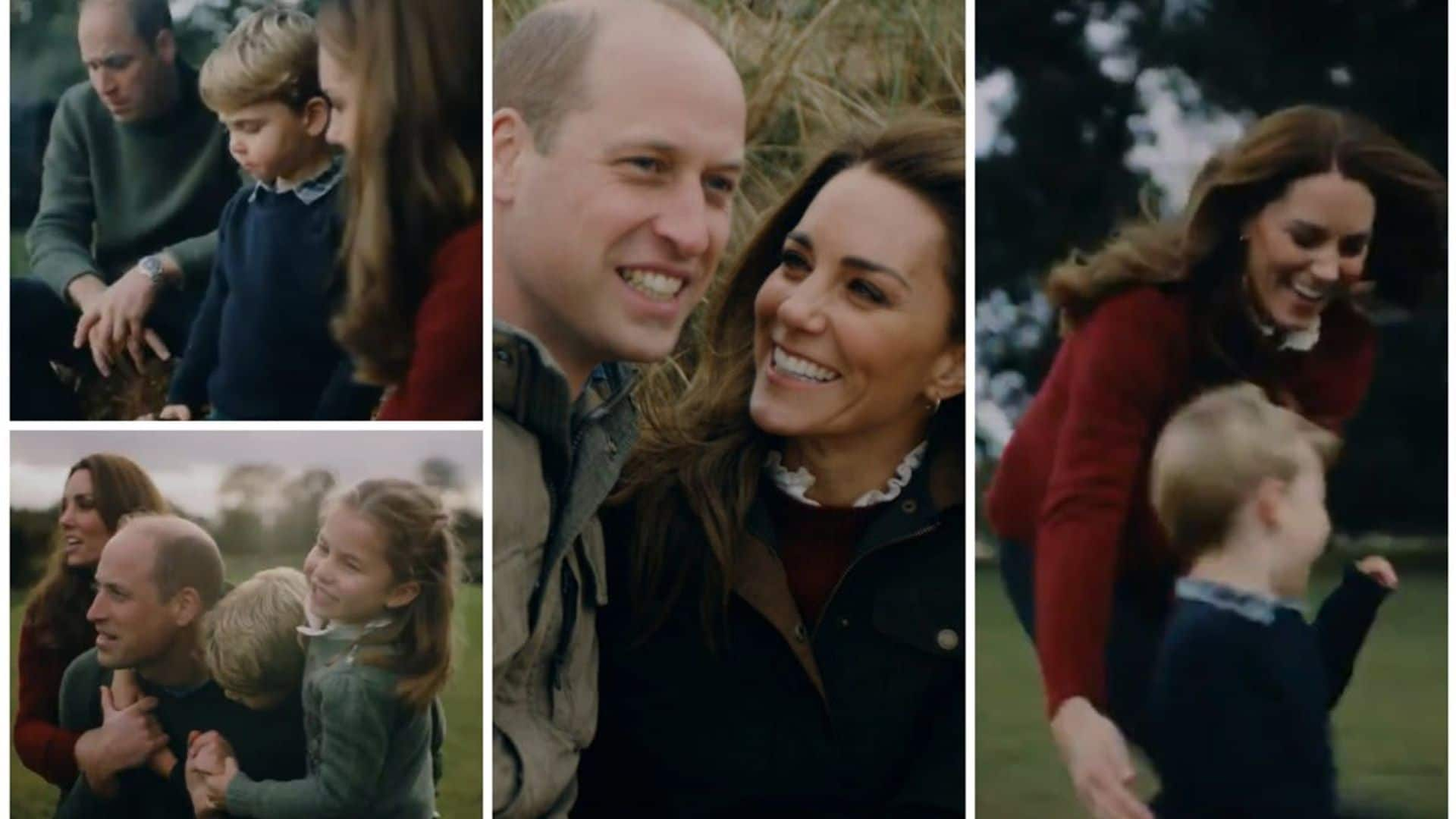 Prince William and Kate release family video featuring ‘precious moments’ with George, Charlotte and Louis