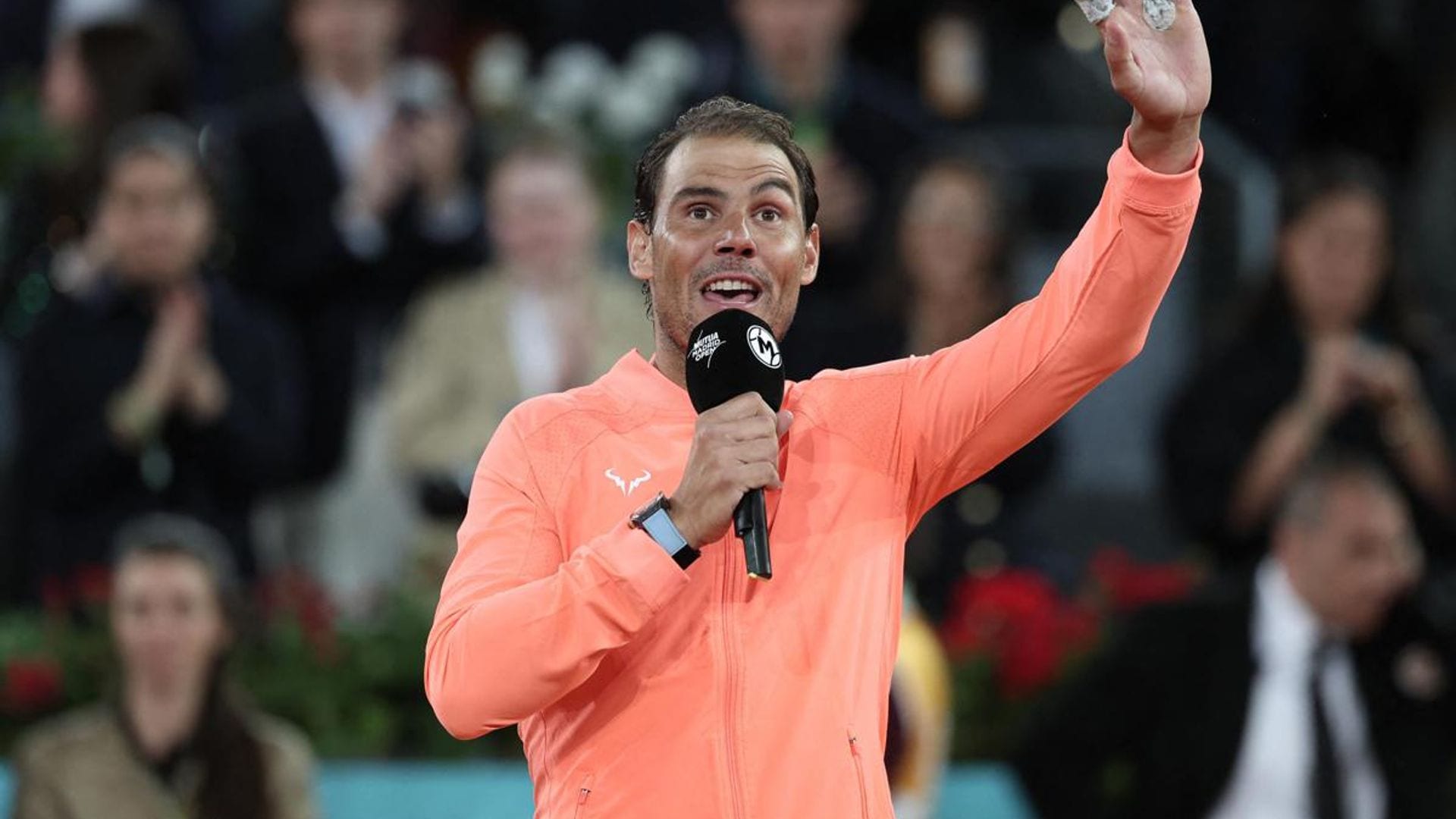 Rafa Nadal’s emotional goodbye at the Madrid Open