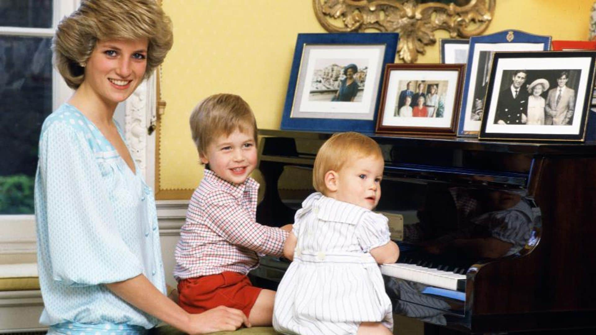 Princess Diana sons piano