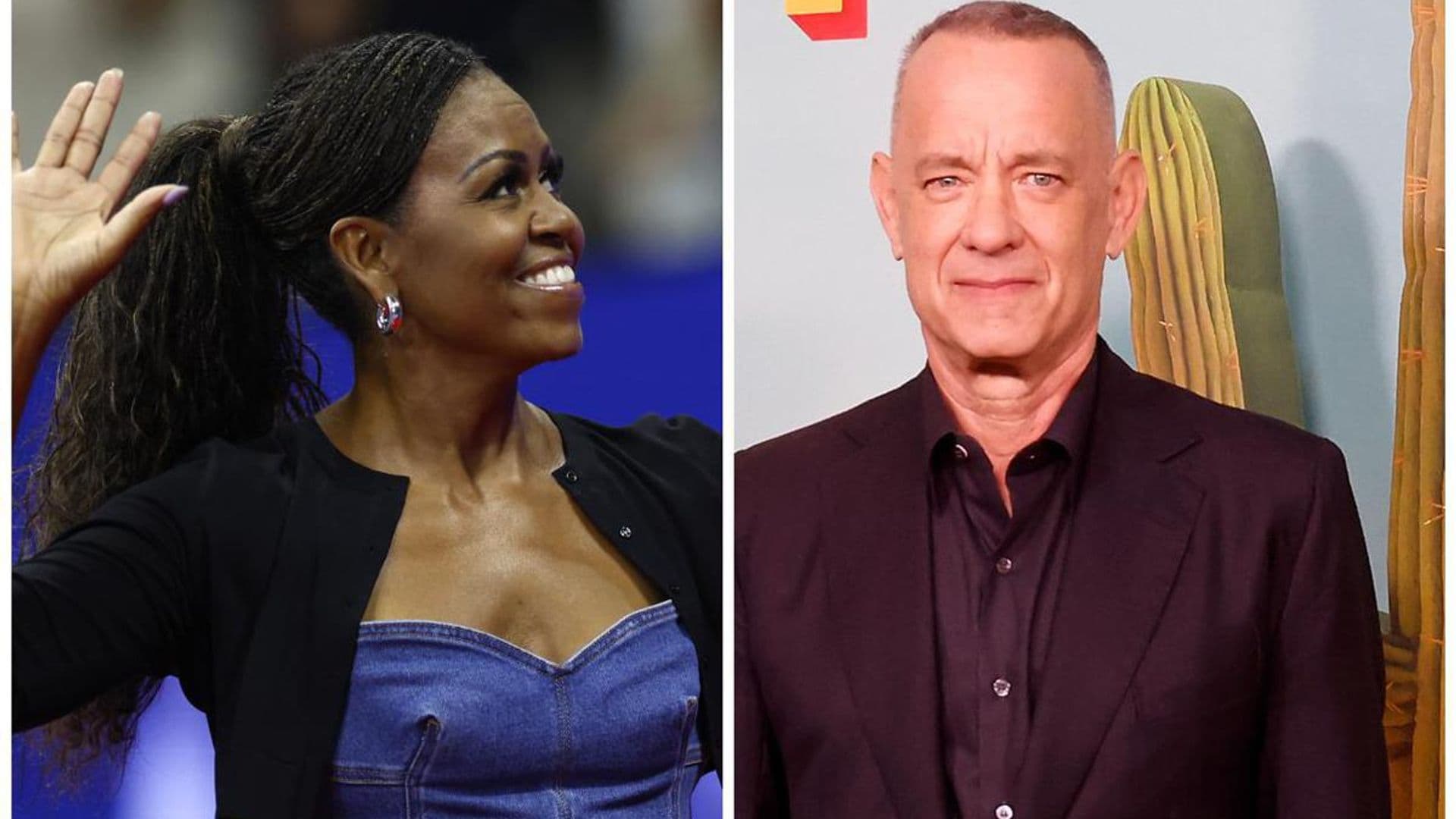 Michelle Obama, Tom Hanks and Rita Wilson go snorkeling in Portofino