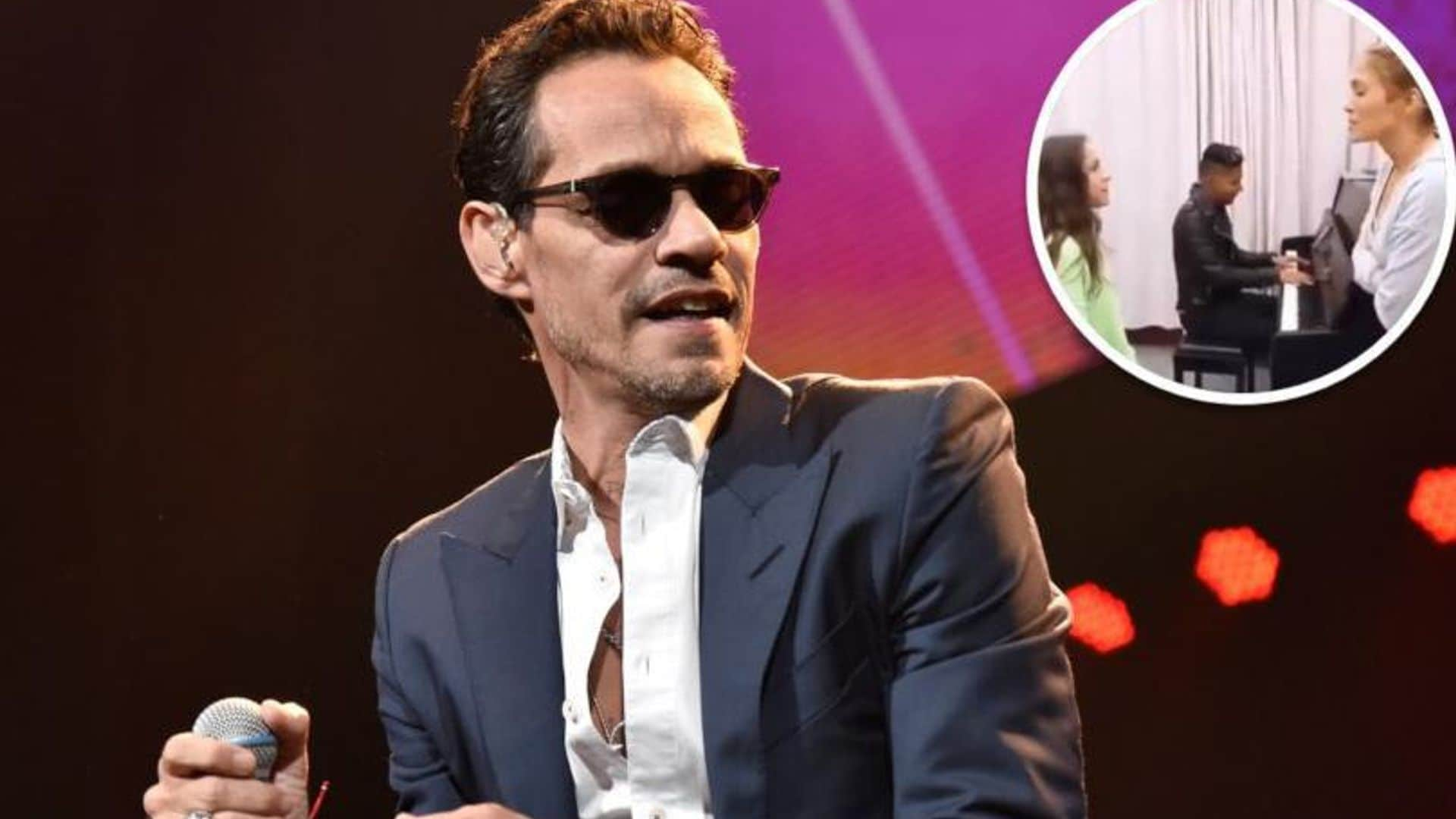 Marc Anthony is blown away by daughter Emme's incredible singing talent