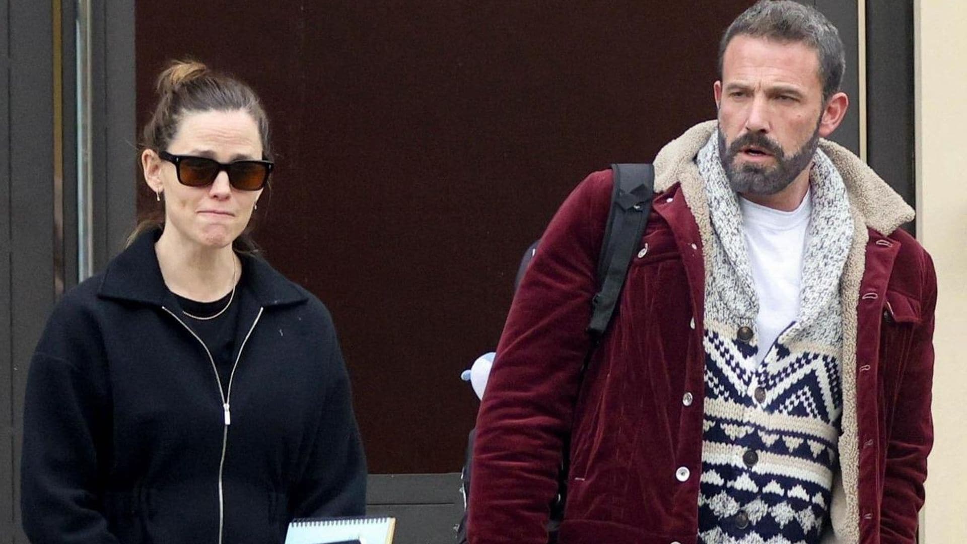 Ben Affleck and Jennifer Garner co-parent while Jennifer Lopez is in Paris
