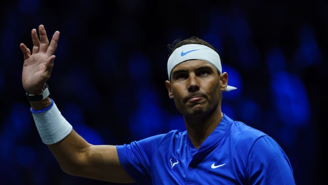 Rafael Nadal at the Laver Cup 2022