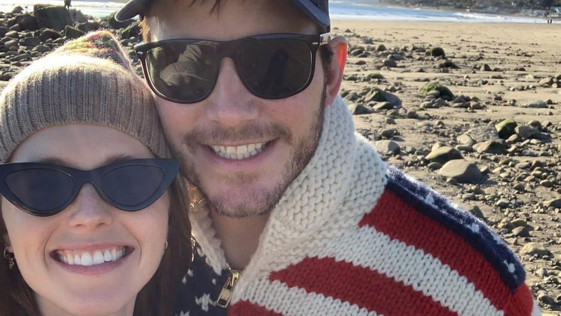 Katherine Schwarzenegger and Chris Pratt take Lyla to the beach for the first time!