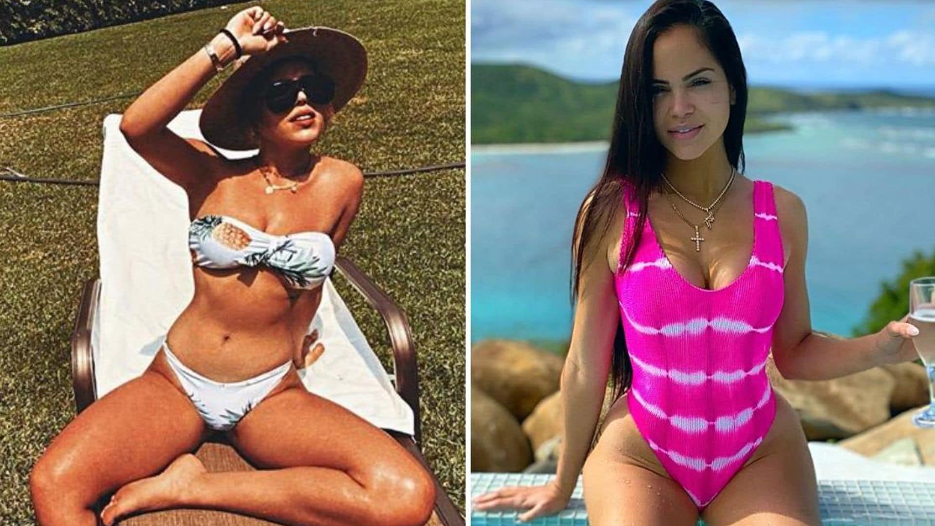 Natti Natasha and Danna Paola both rock the same Fendi bikini