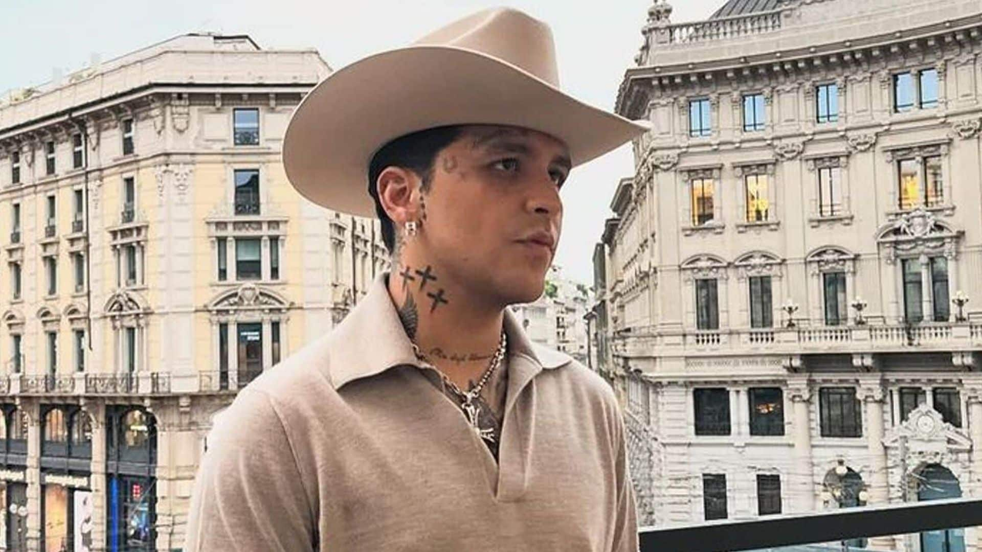 Christian Nodal is hospitalized and reportedly awaiting test results