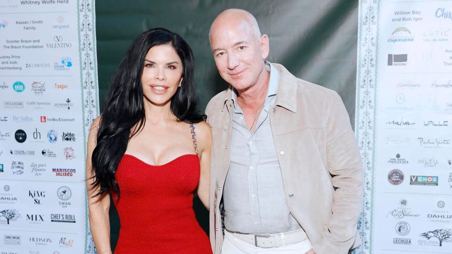 Jeff Bezos, Lauren Sanchez and her son Nikko attend Miami’s Art Basel