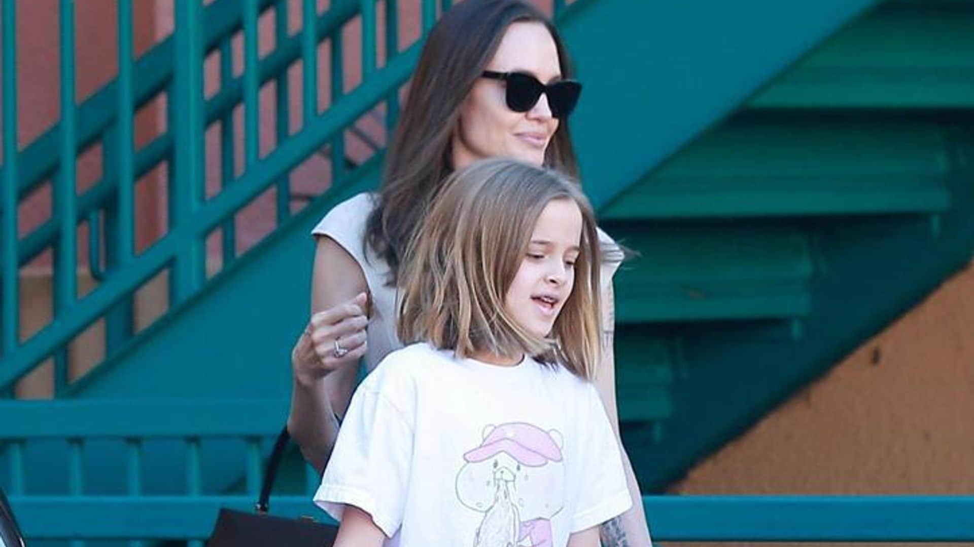 Angelina Jolie and Brad Pitt's daughter Vivienne joins mom for shopping trip - see pics!