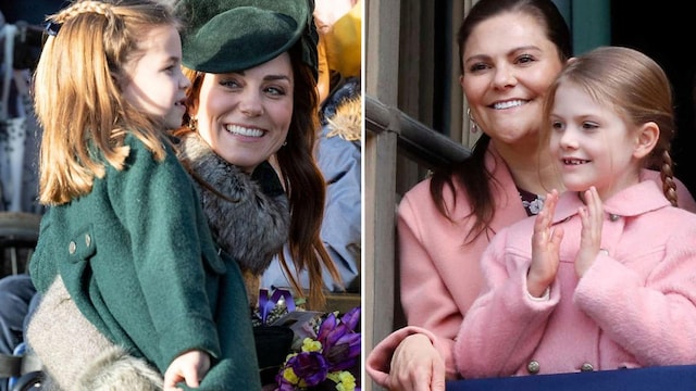 Kate Middleton & Princess Charlotte, Princess Victoria & Estelle