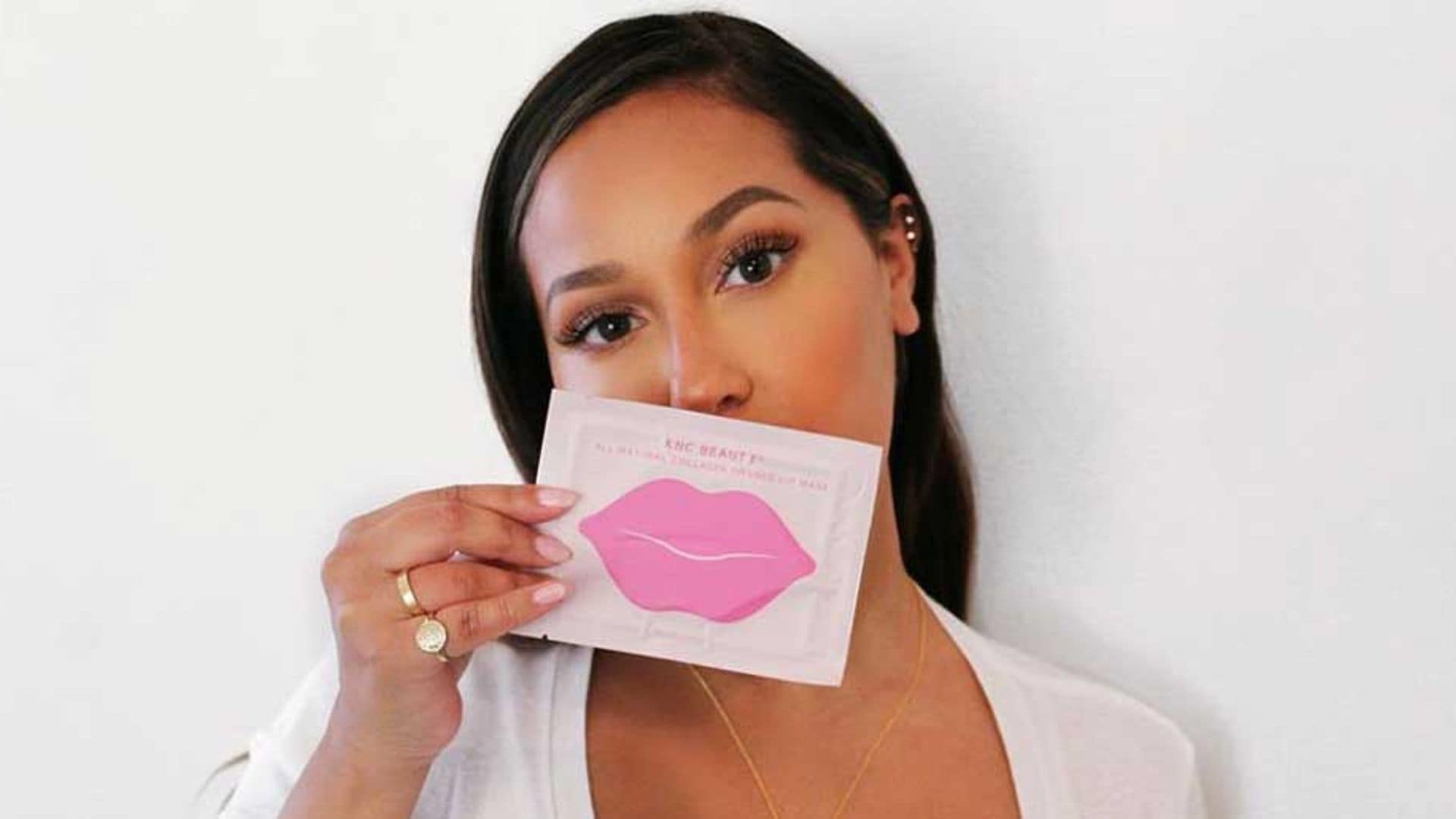 Adrienne Bailon has the secret to perfectly plump kissable lips