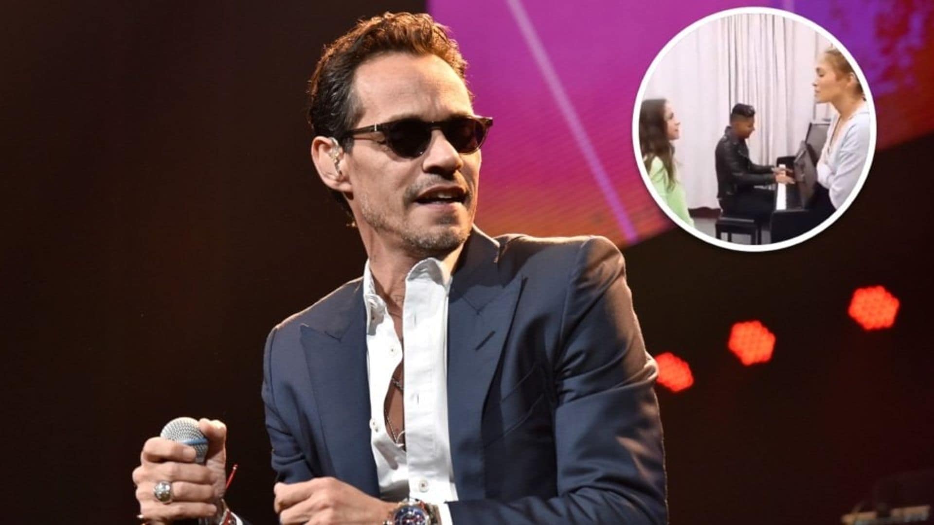 Marc Anthony is blown away by daughter Emme's incredible singing talent