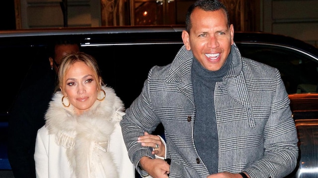 Jennifer Lopez with Alex Rodriguez