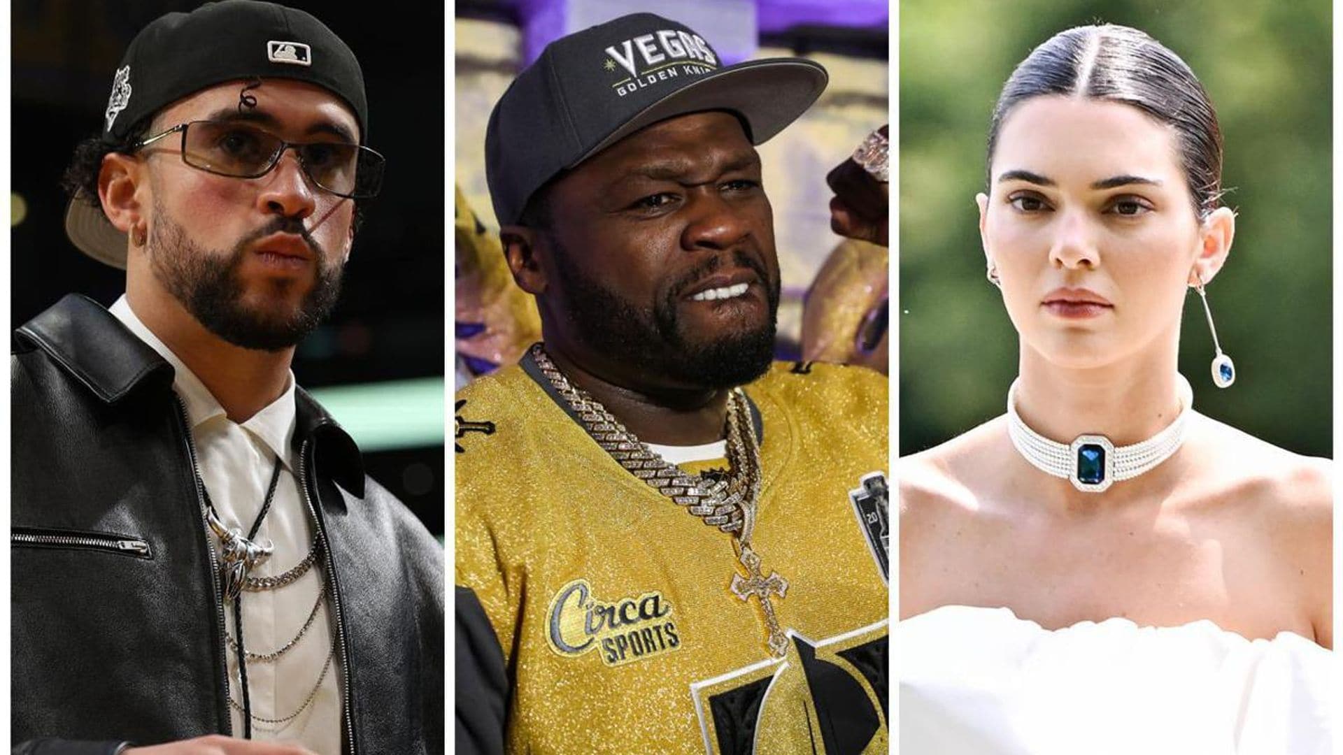 Bad Bunny and Kendall Jenner's surprise concert attendance leaves 50 Cent upset