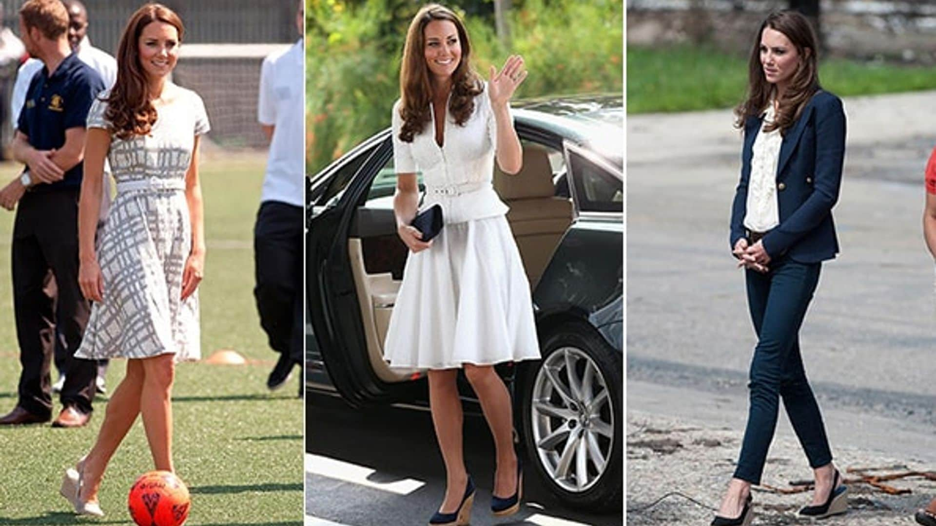 <a href="https://us.hellomagazine.com/tags/1/kate-middleton/"><strong>Kate Middleton</strong></a> can do it all and when wearing heels, she proves to be no different. The Duchess of Cambridge relies on shoe designer Stuart Weitzman for comfort and style. Take a look at all the times she loved wearing her wedge heels.