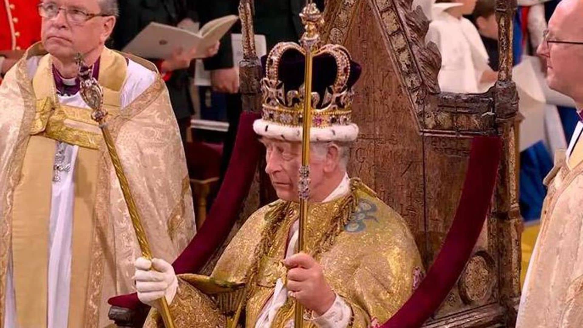 King Charles III crowned as King of England
