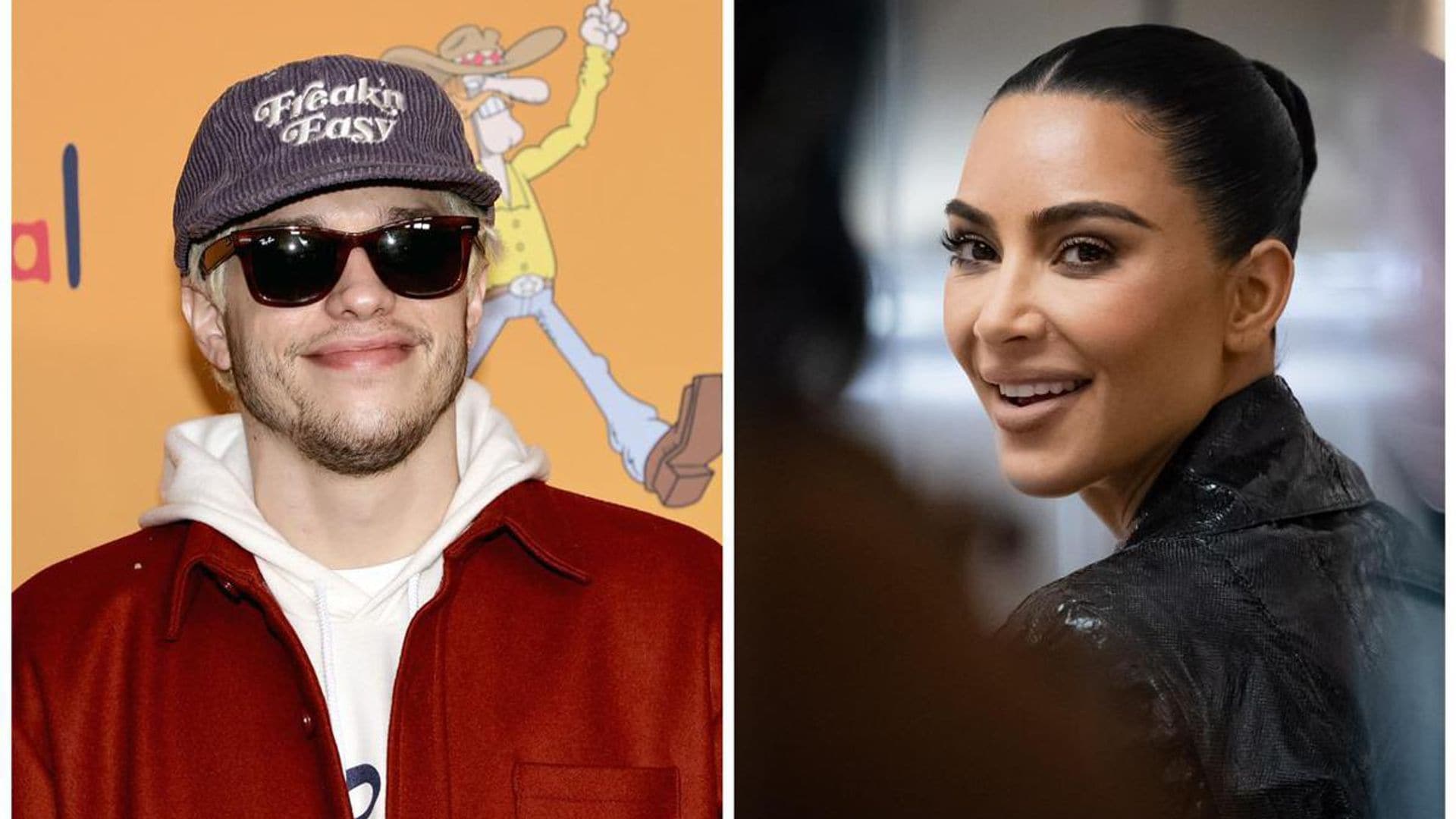 Kim Kardashian is ‘very happy’ Pete Davidson is defending himself in conversations with Kanye West