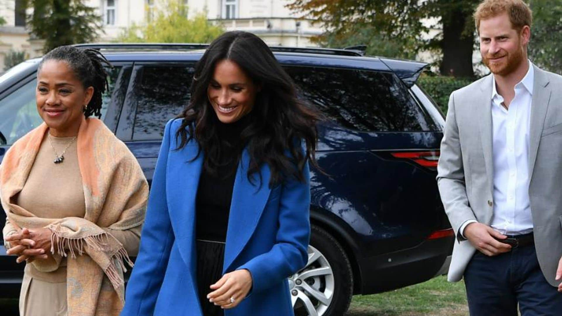 Meghan Markle, Doria Ragland and Prince Harry