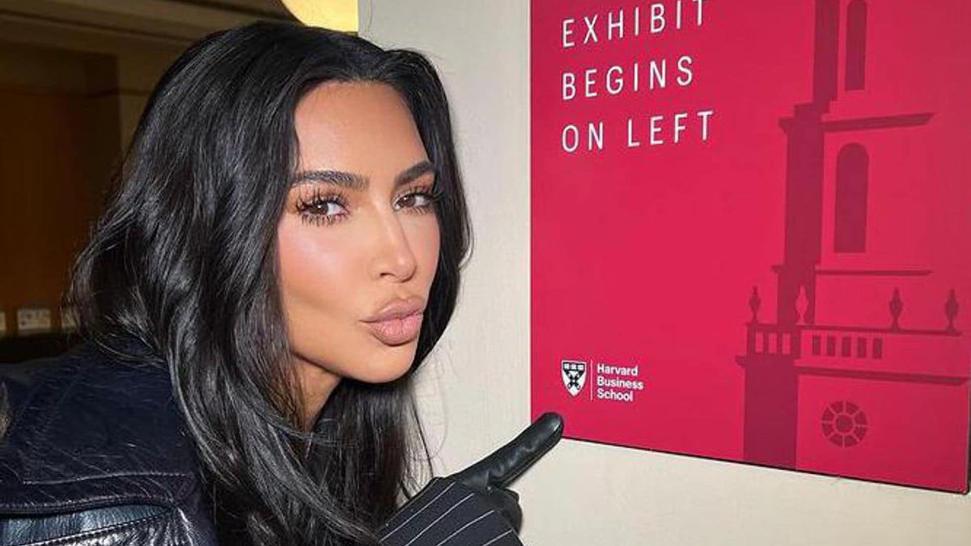 Kim Kardashian says speaking at Harvard Business School was on her bucket list