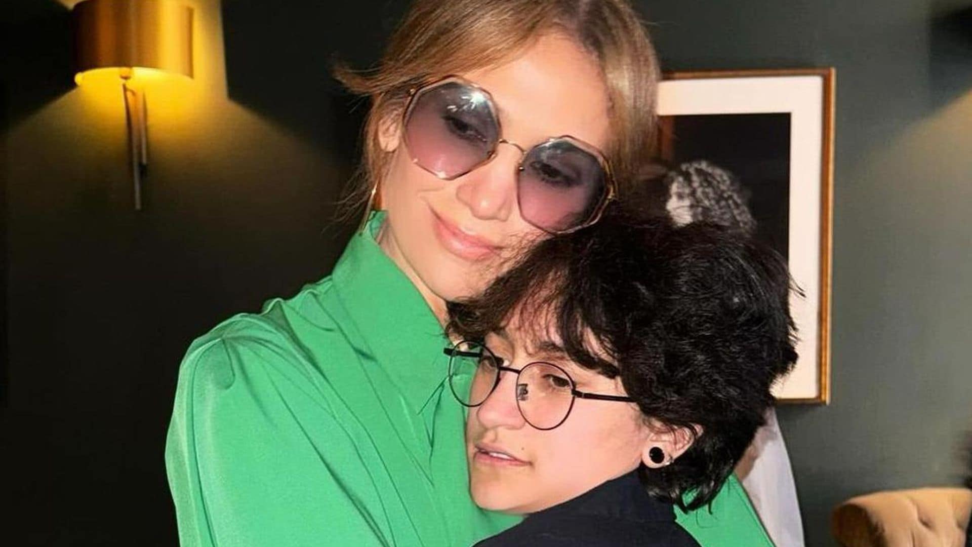 Jennifer Lopez and her daughter Emme enjoy a date on Broadway