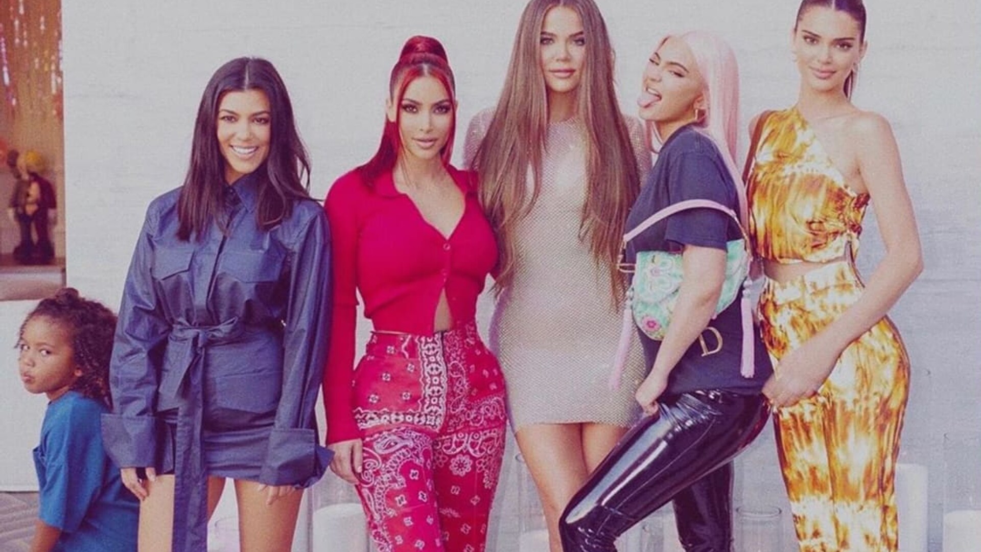 Kim Kardashian posts Spice Girls-inspired group shot with her sisters