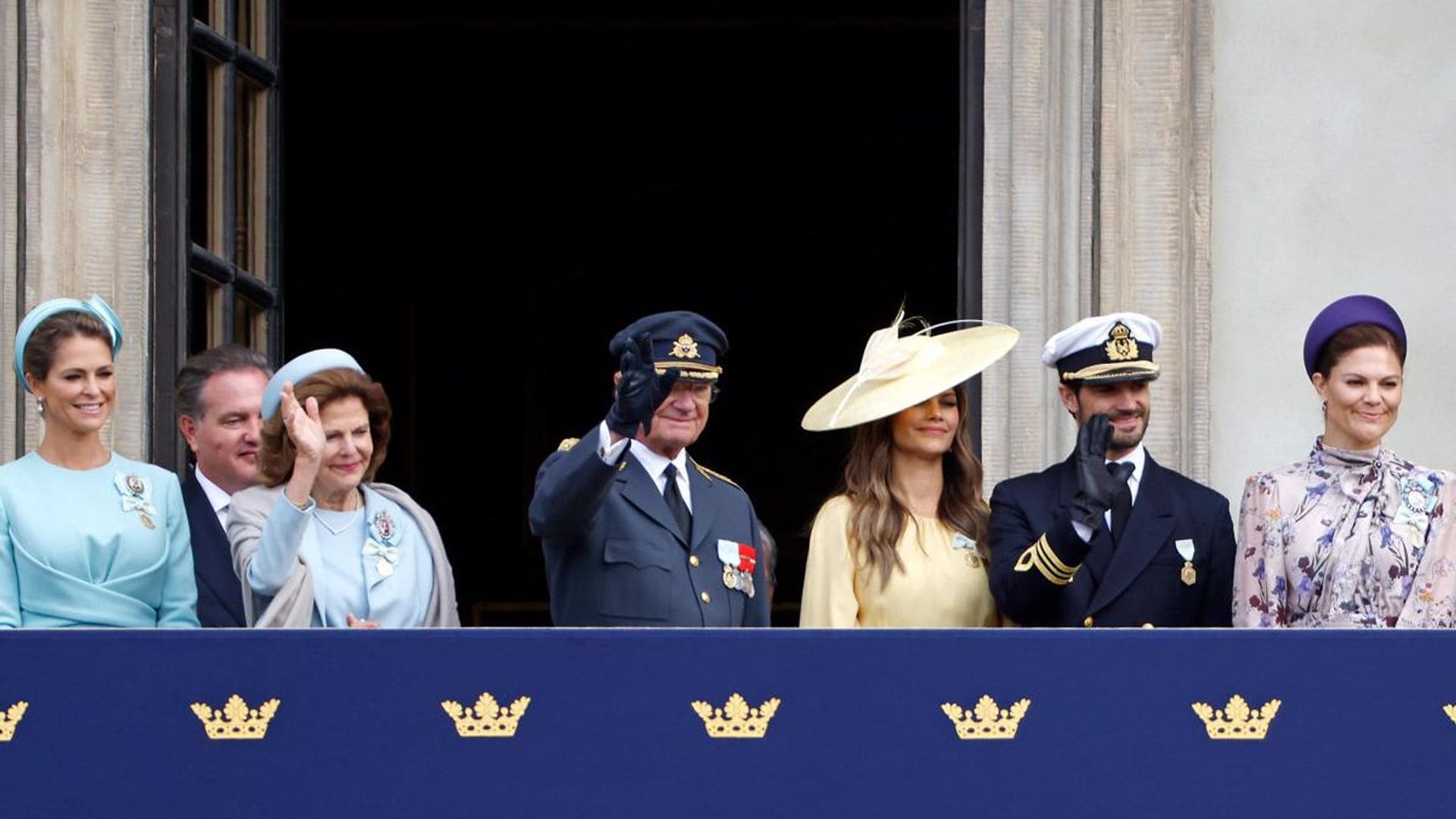 King of Sweden celebrates his Golden Jubilee with family