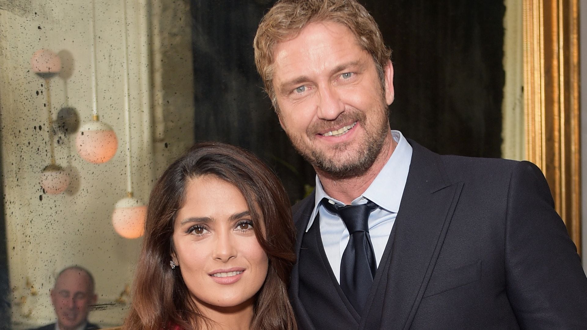 Salma Hayek runs into Gerard Butler on vacation; 'Nothing better'