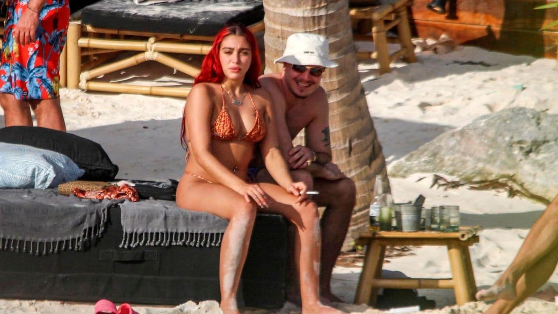 Lourdes Leon wore an itsy bitsy bikini that left little to the imagination while in Tulum