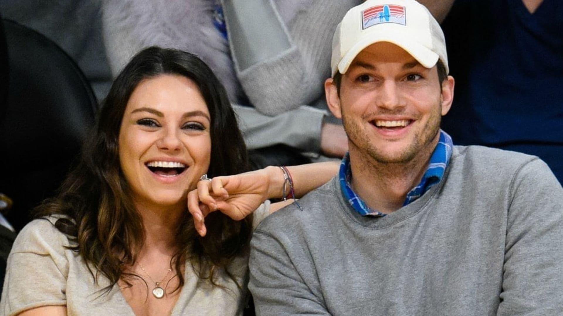 Ashton Kutcher and pregnant Mila Kunis have a funny date night in Seattle