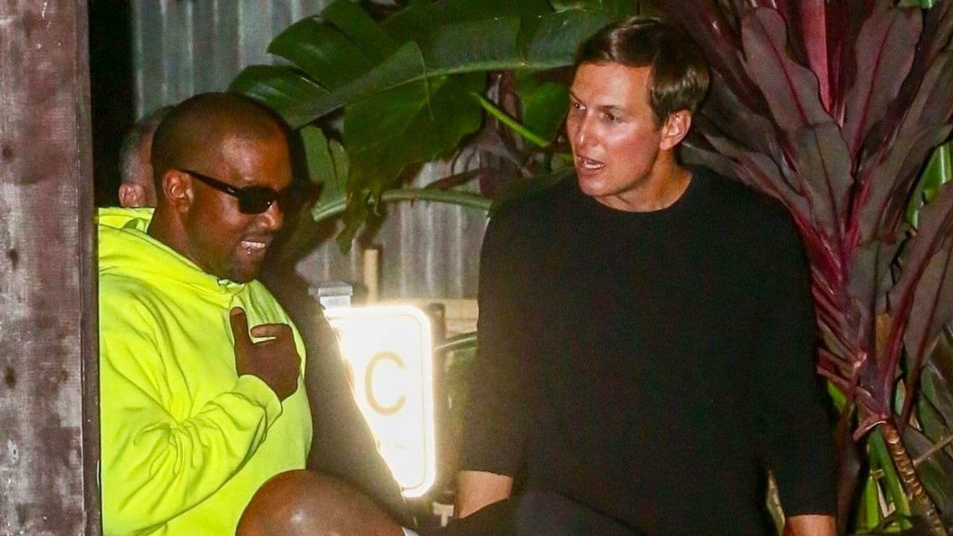 Ye West and Jared Kushner have dinner in Miami Beach