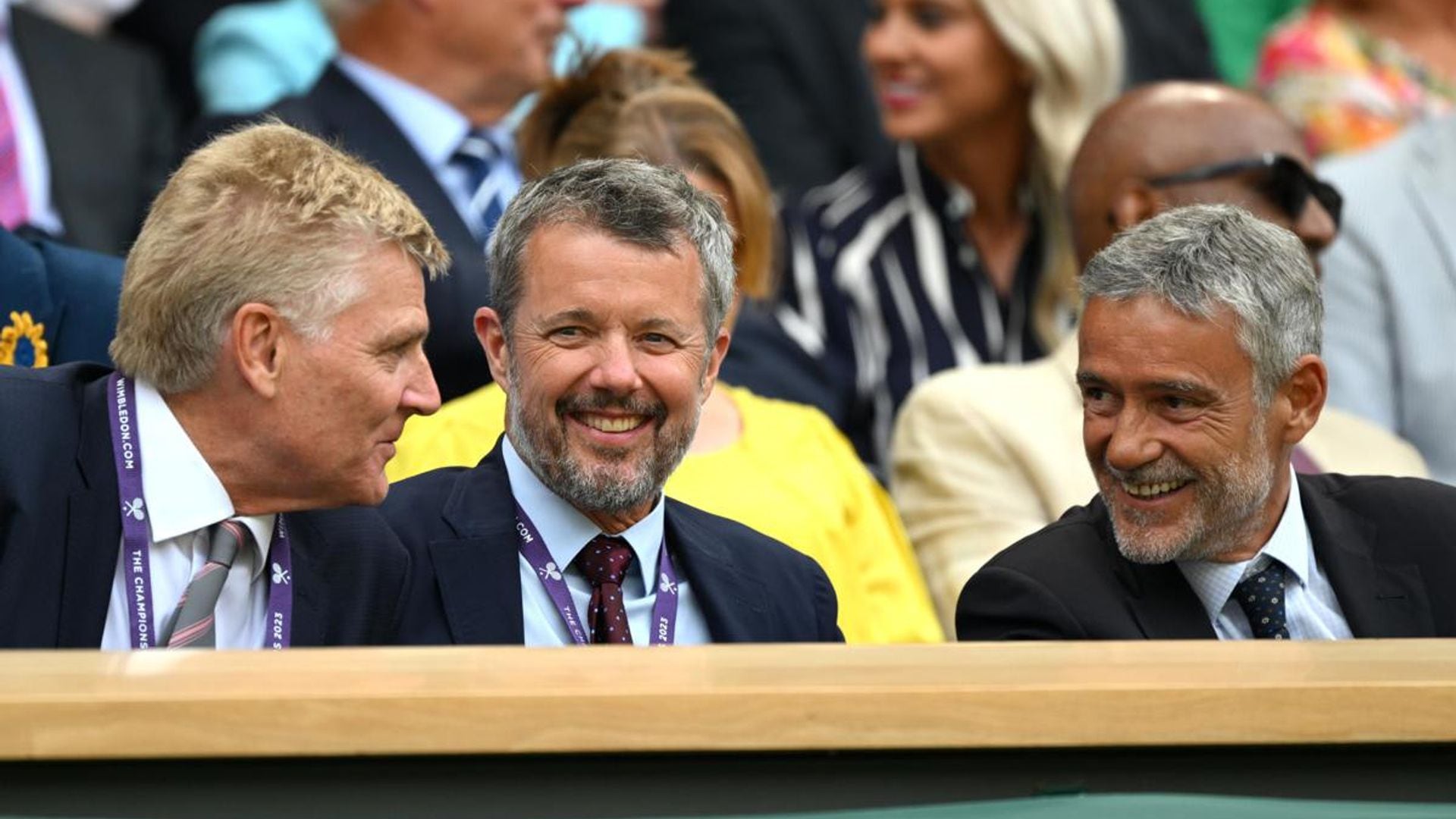 Future King makes appearance at Wimbledon