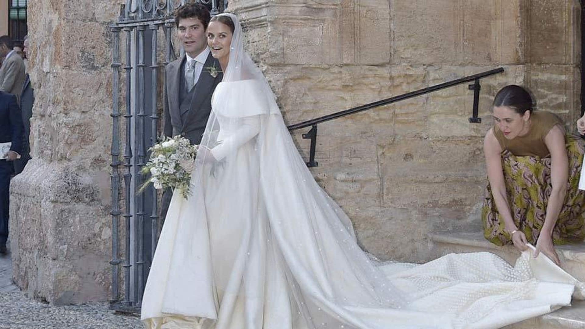 Lady Charlotte Wellesley and Alejandro Santo Domingo marry in lavish Spanish wedding