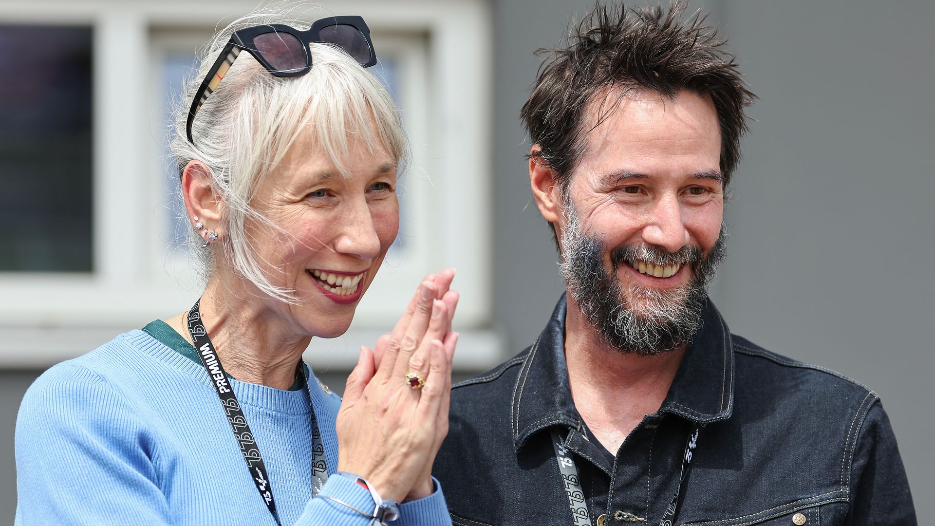 Keanu Reeves hypes up his girlfriend Alexandra Grant, says she's more creative than him